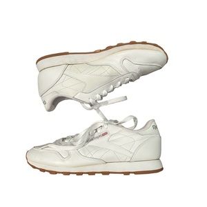Reebok Classic Leather White Sneakers 7.5